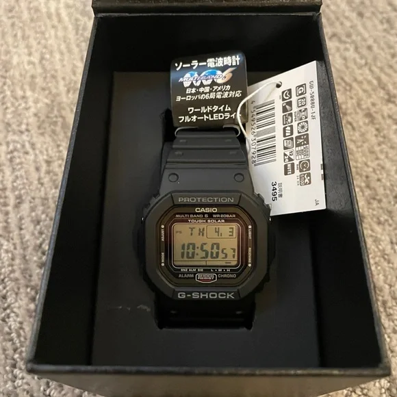 Casio G-Shock GW-5000U-1JF Black Tough Mens Watch Japan Domestic Version - Picture 4 of 5